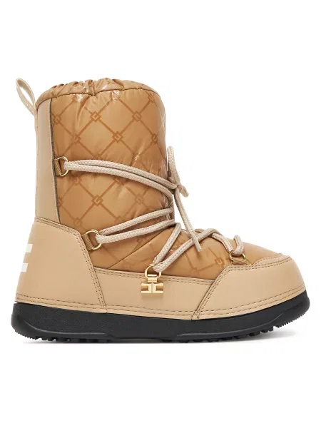 Дутики Elisabetta Franchi бежевые