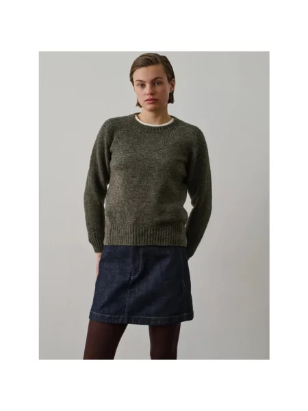 Sweter Soeur wełniany szary