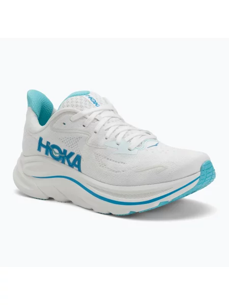 Мъжки обувки за бягане HOKA Clifton 10 white/skyward blue бяло
