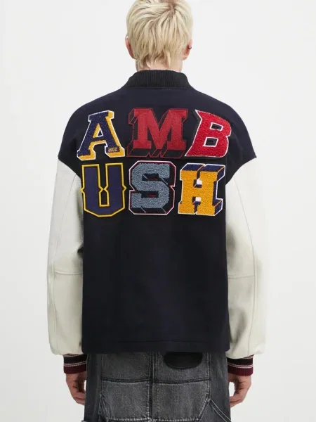 Шерстяная демисезонная куртка Ambush синяя