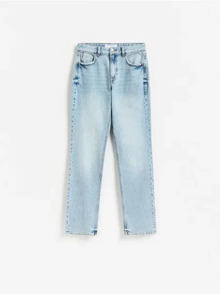 Reserved Blugi straight slim albastru