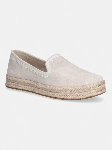Toms espadrile semišaste CAROLINA siva