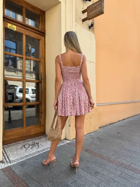 Платье Uaclothes из модала розовое