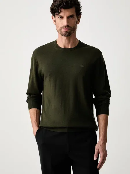 Calvin Klein Pulover Kaki verde