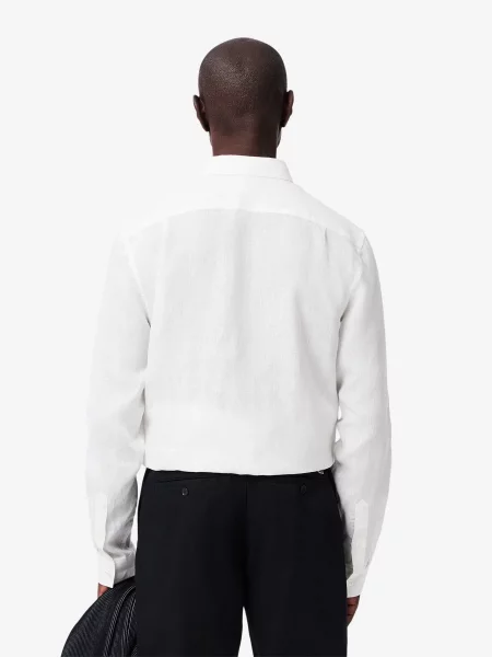 Повседневная рубашка Lacoste белая