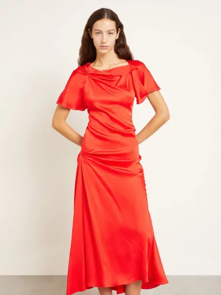 Victoria Beckham Sukienka Wieczorowa rot czerwona