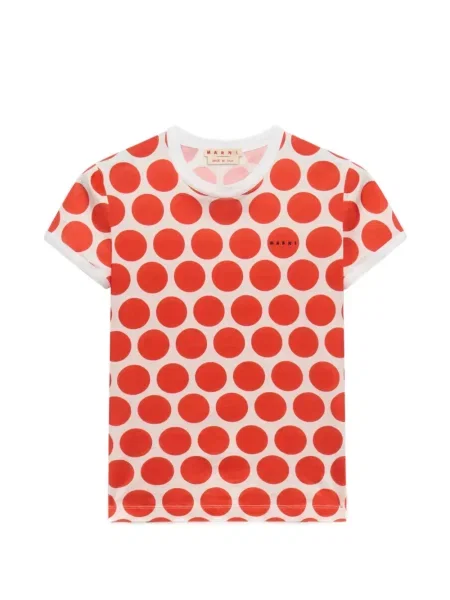 Tricou Marni cu imagine alb