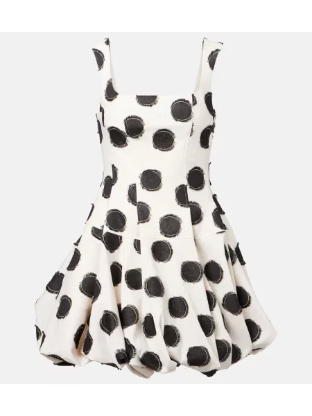 Rochie Simkhai cu buline alb