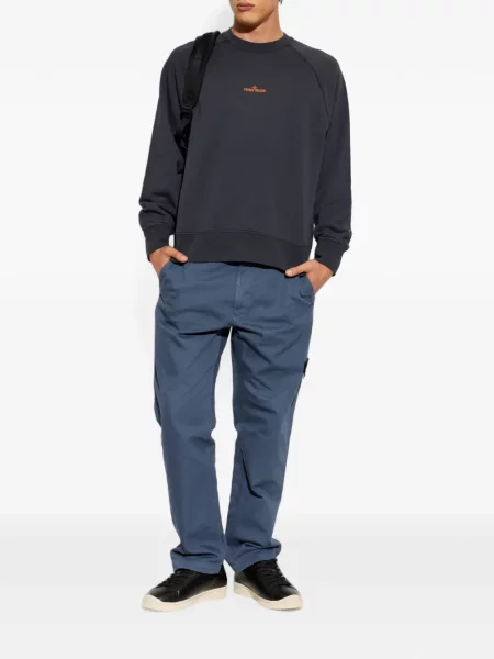 Pulover Stone Island cu imagine gri