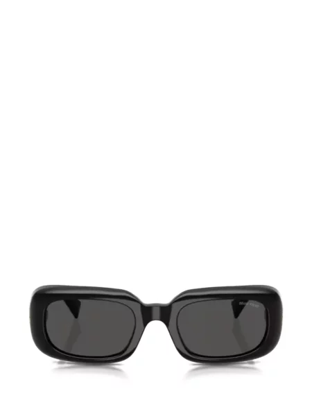 Ochelari de soare pătrați Miu Miu Eyewear negru