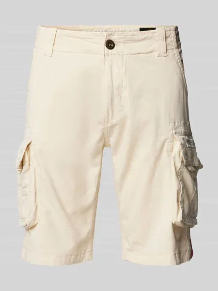 Krótkie szorty cargo Alpha Industries białe