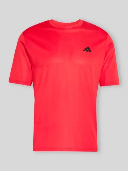 T-shirt o kroju regular fit z detal z logo Adidas Training czerwona
