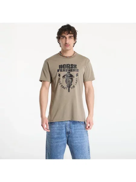T-shirt Horsefeathers Full Send Tech T-Shirt Taupe L