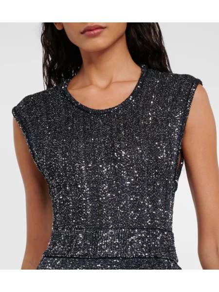 Rochie Alaïa argintiu