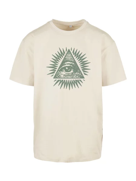 Mister Tee Tricou New Order / gri fumuriu / verde închis / portocaliu bej
