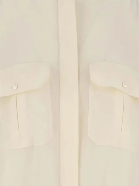 Gulerat cămașă Chloé de mătase