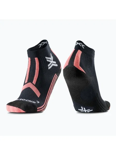 Дамски чорапи X-Socks Trailrun Discover Чорапи до глезена x black/dusty rose черно