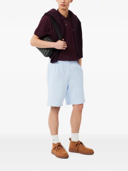 Tricou polo Lacoste cu autograf roșu