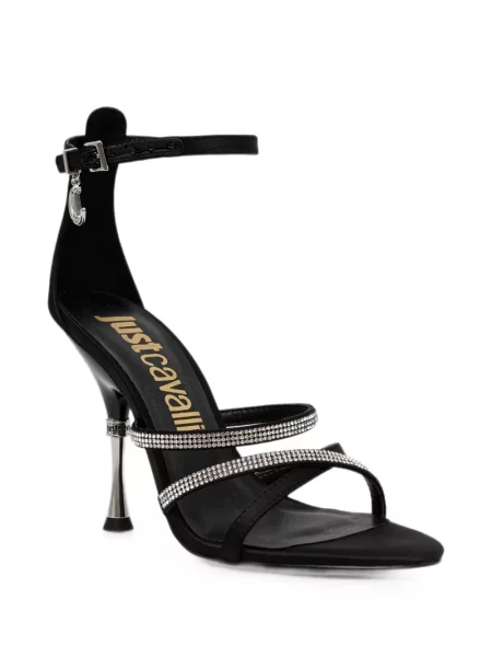 Sandale Just Cavalli cu cataramă negru