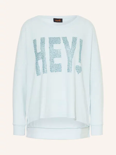 Miss Goodlife Oversized Svetr S Ozdobnými Kamínky tmavě modrá