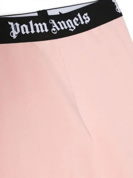 Legginsy dziecięce Palm Angels różowe
