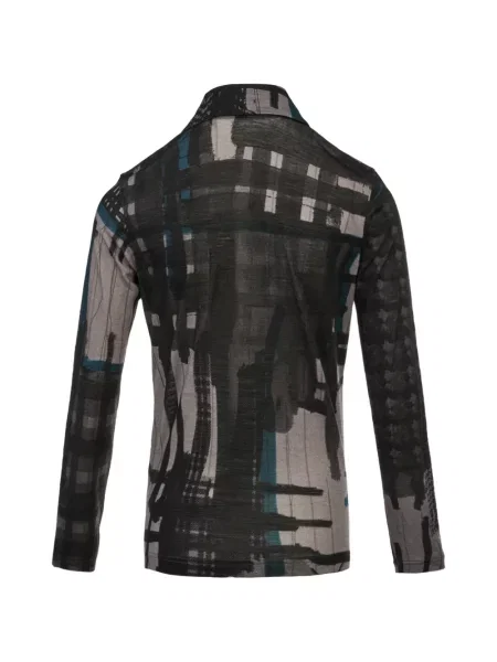 Cardigan Y's cu imagine cu imprimeu abstract negru