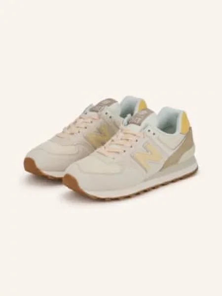 New Balance Sneakersy weiss beżowe