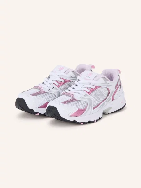 New Balance Sneakersy / stříbrná / růžová bílá