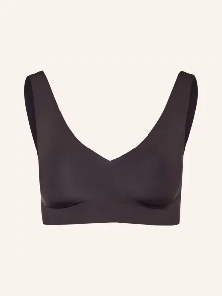 Sloggi Biustonosz Bustier Zero Feel schwarz czarny