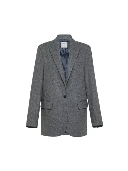 Marynarka Forte Forte wełniana szara