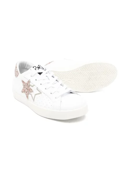 Sneakersy dziecięce 2 Star białe