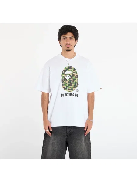 Футболка A Bathing Ape в горошек белая