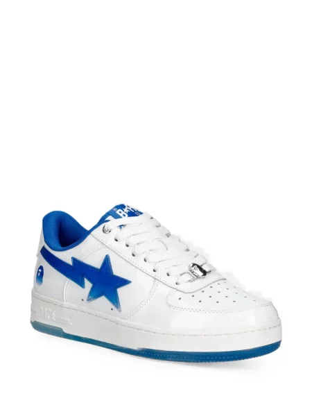 Sneakerși A Bathing Ape® din piele alb