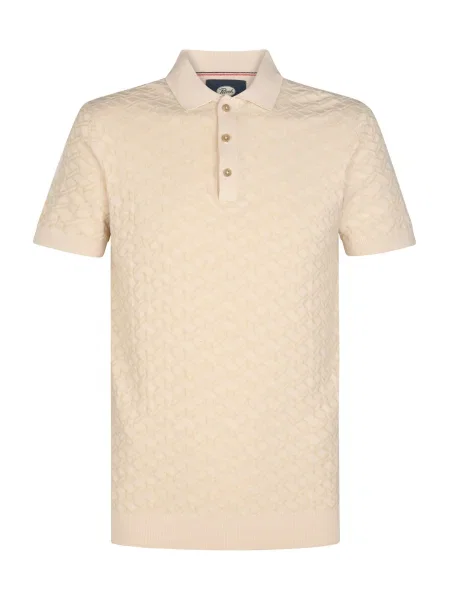 Petrol Industries Pulover natural alb