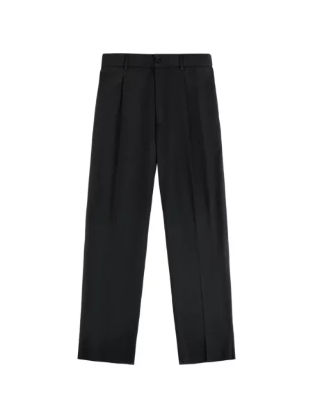 Pantaloni Hogan din satin negru