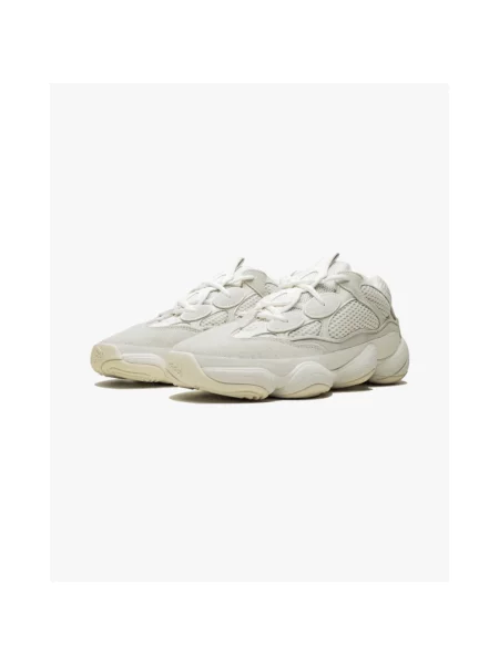 Sneakersy Yeezy zamszowe białe