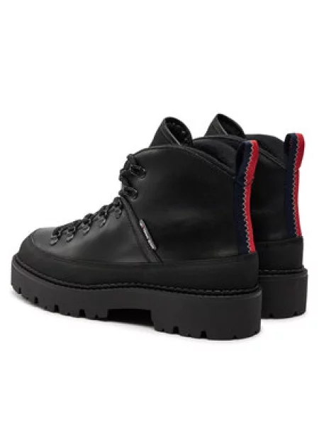 Škornji Tommy Jeans črna