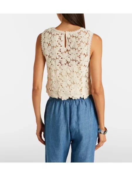 Top Velvet de catifea bej