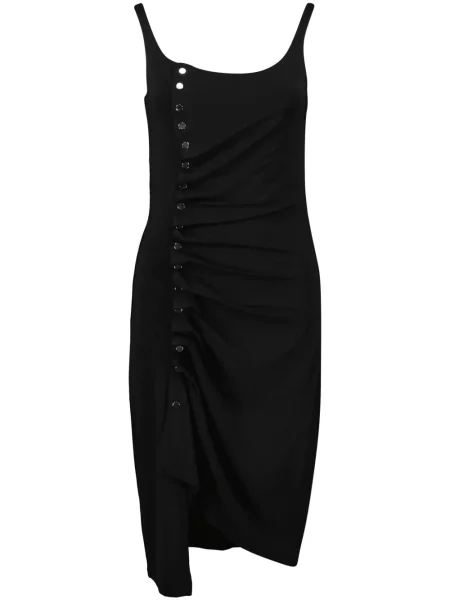 Rochie fără mâneci Rabanne fără mâneci de costum negru