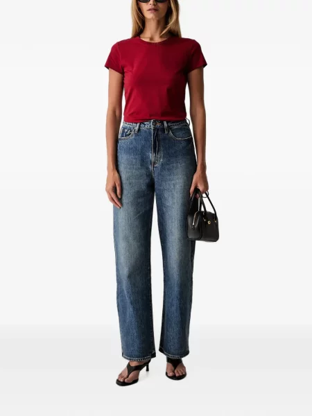 Tricou Armani Exchange cu autograf roșu