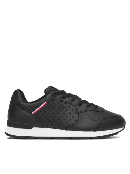 Pánske topánky Tommy Hilfiger Runner Icon Leather black čierna