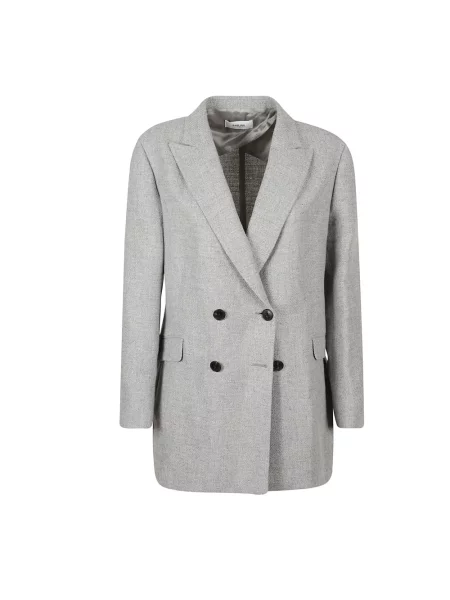 Marynarka Saulina wełniana szara