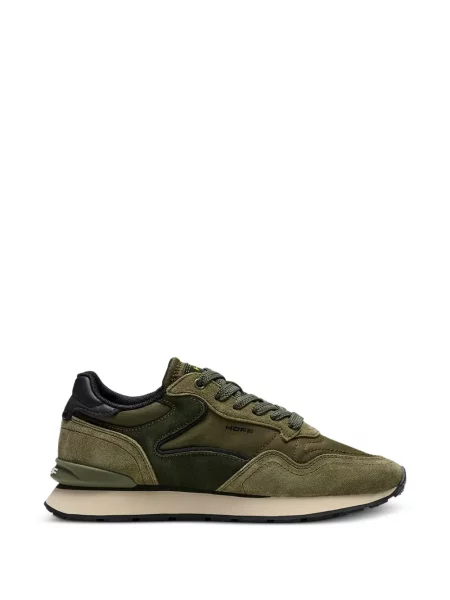 Sneakerși Hoff din piele de căprioară verde