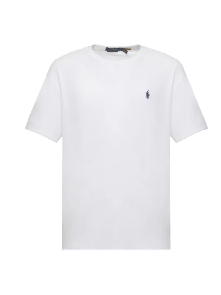 Lekka koszulka Polo Ralph Lauren frotte biała
