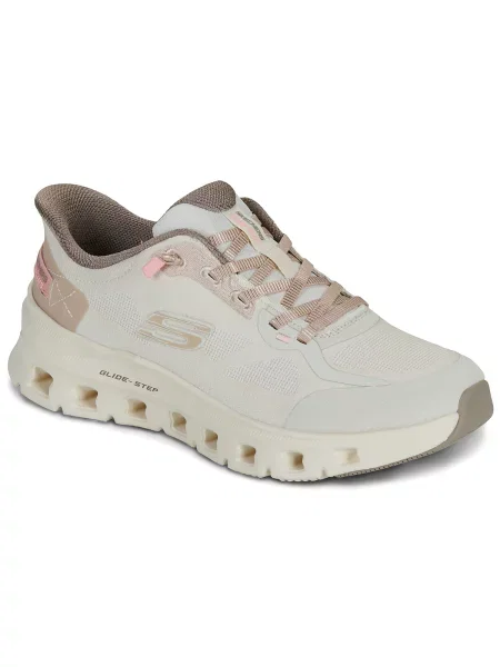 Hlačke slip Skechers bež