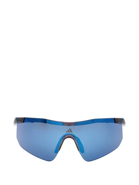 Ochelari de soare Adidas cu imprimeu geometric gri