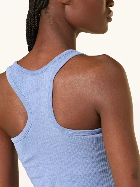 Lululemon Tílko Ebb To Street tmavě modrá