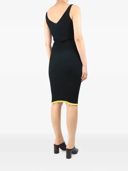 Rochie midi Az Factory din dantelă negru