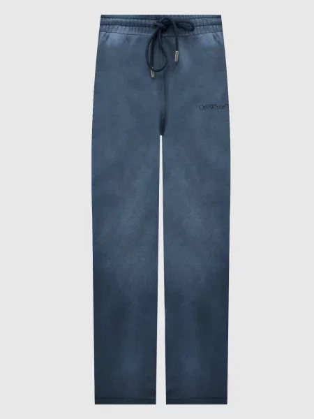 Спортивні штани з логотипом Off-white сині