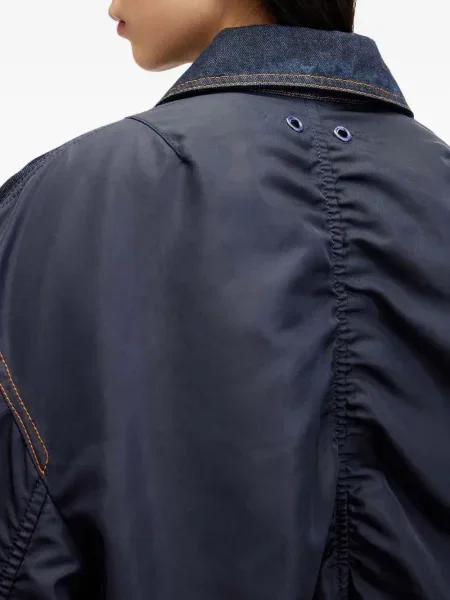 Kurtka jeansowa Allsaints niebieska